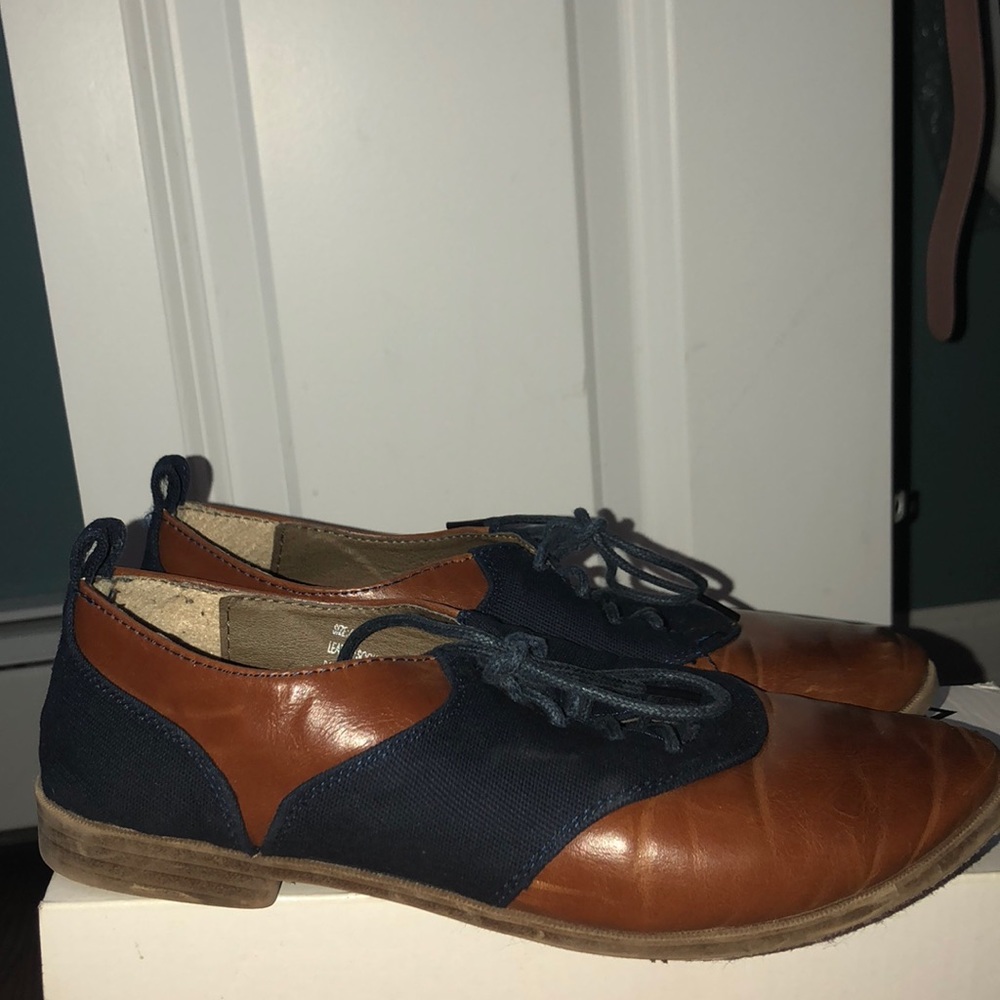 Brown leather dress shoes!